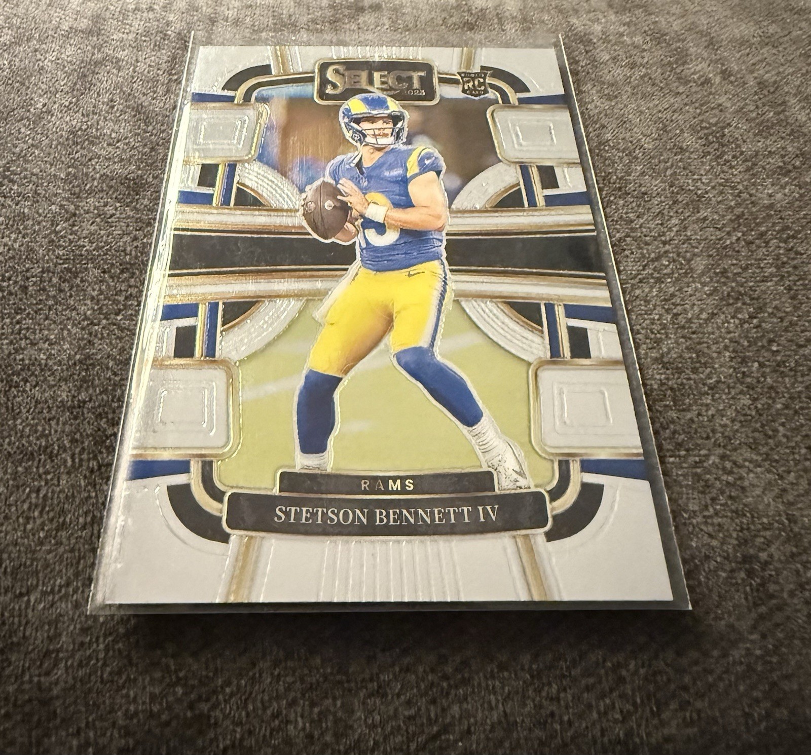 2023 Panini Select - Concourse Stetson Bennett #55 Silver Prizm (RC) LA Rams
