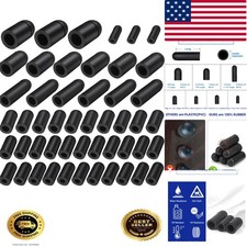 Durable Rubber Vacuum Cap Assortment Kit - 63 PCS for Carburetors  Hoses