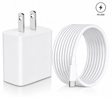 OEM USB-C PD Fast Charger For iPhone 17 16 15 14 13 12 11 Pro Max Type C Cable