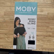 NEW Moby Ring Sling 8-33 Lbs, Onyx