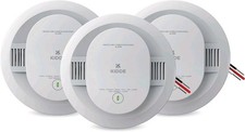 Kidde Hardwired Smoke/CO Alarm Combo 3-Pack 30CUAR w/Battery Backup, 21033889
