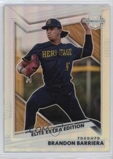 2022 Panini Elite Extra Edition Optic Holo Prizm Brandon Barriera #23 0c2