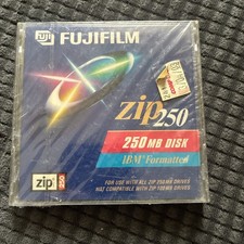 Fujifilm 250 MB Zip Disk IBM Formatted NEW SEALED