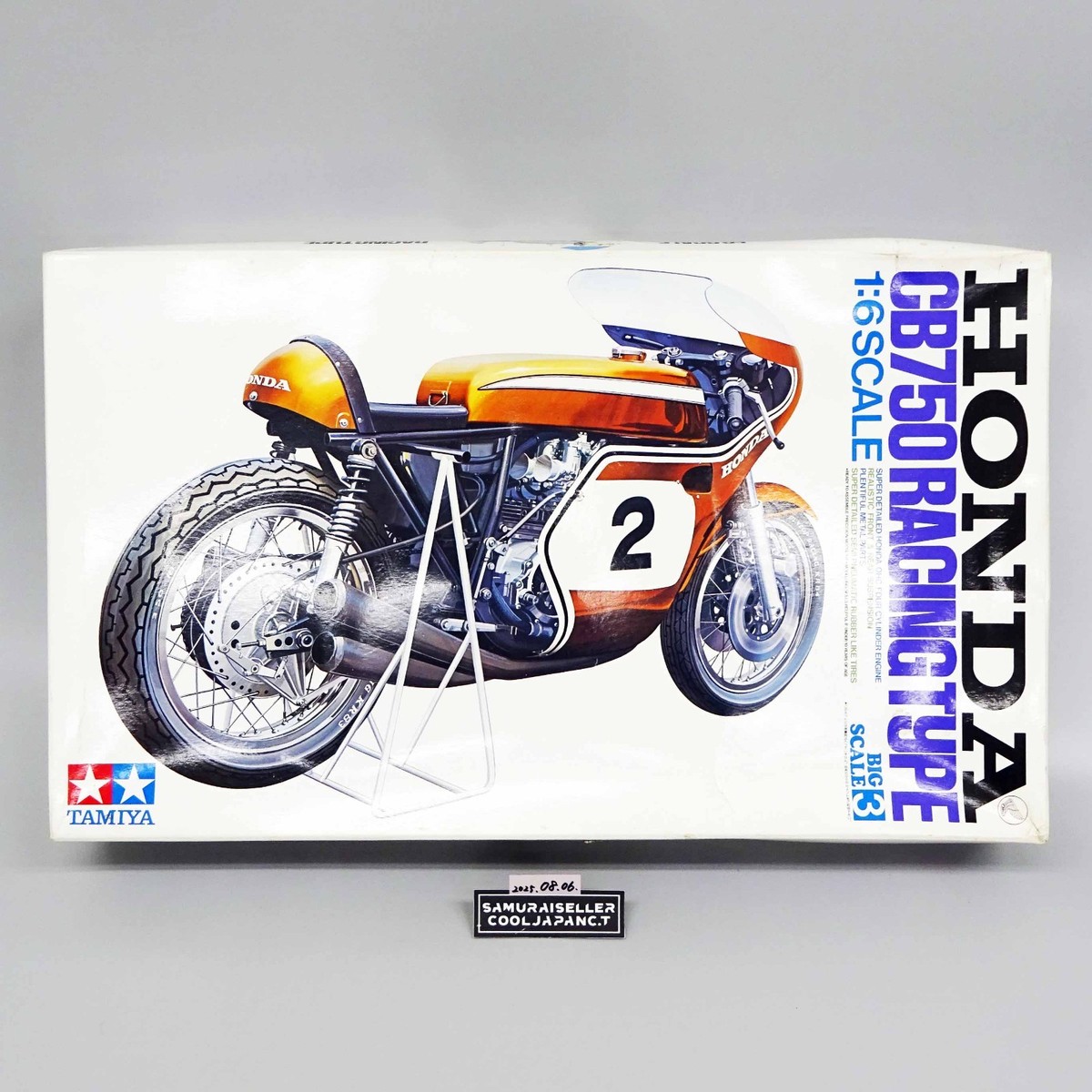 タミヤ　1/6ビッグスケールモデ　HONDA CB750 RACING TYPE Tamiya 1/6 Honda CB750 Racing Type Big Scale Series NO.3
