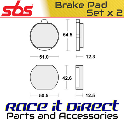 Brake Pads for KAWASAKI Z 1000 MK2 1979 Front Street SBS