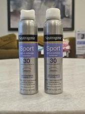 Neutrogena Sport Active Defense Sunscreen Spray SPF 30 5 Oz Exp 01/2026 LOT OF 2