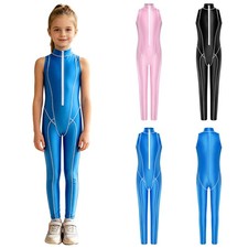 Girls Jumpsuit Competition Leotard Athletic Fit Bodysuit Comfortable Unitard