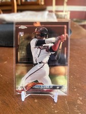 2018 Topps Chrome Ronald Acuña JR Rookie Card. rookie card picture