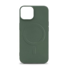 Coque semi-rigide compatible MagSafe pour iPhone 16 Pro Max - Vert pin