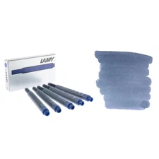 Lamy Ink Cartridge Refill T10 for Fountain Pen, Blue-Black, Pack of 5 LT10BKBLB