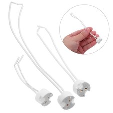 30 Pcs Ceramic Bulb Holder For Lamp .3/Gu5.3/Mr16 Light Socket With Wire