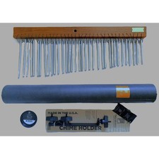 TreeWorks Handcrafted Sgl Row 35 Bar Chimes Percussion Instrument, Bar Mount NIB