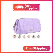 Sooez Large Pencil Case Pouch, Soft Pencil Bag with Zipper, Pen Bag Wide Opening