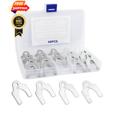 48PCS Metal Shims for Auto Alignment Body,Metal 1.53*1.21*0.11 inch