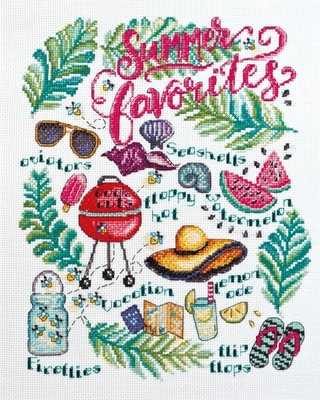 Counted Cross Stitch Kit ''Summer radoshchi'' Project Kit