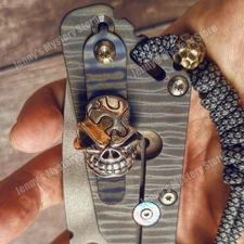 1Pc Handmade 925 Silver Pocket Clip for Strider SNG SMF Knife