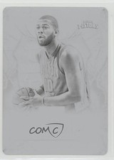 2012-13 Panini Crusade Knight Court Printing Plate Black 1/1 Greg Monroe #22 0af