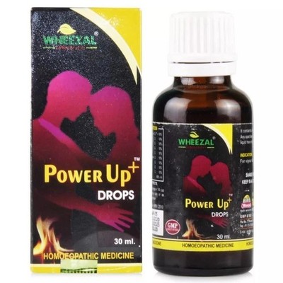 Wheezal Homoeopathy Power Up+ Drops (30ml) for Men's Stamina & Perfomance