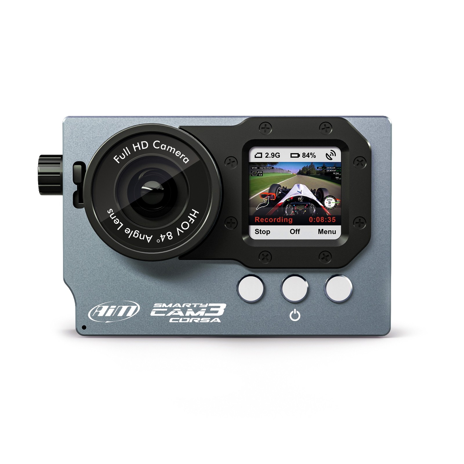 AIM Motorsport SmartyCam 3 Corsa HD Camera - 84 Degree Lens, 2m Length Cable