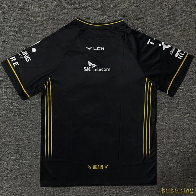 2025 LCK Team T1 Uniform Jersey S15 T-Shirt Faker Five-star Short Sleeved Shirt - Image 3 of 4
