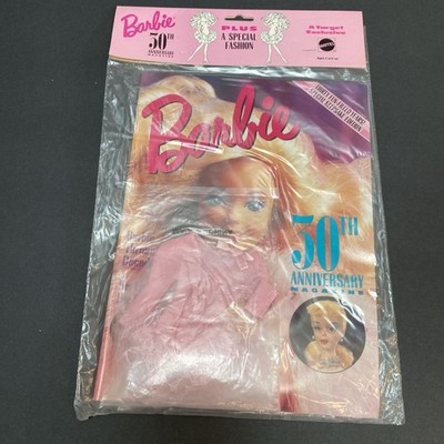Barbie 30th Anniversary Magazine Winter 1990 Target Exclusive w/Pink Dress NIP