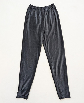 Prides Landing Women's Leggings Size Small Black Ribbed Stretch Vtg 90s