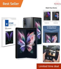 Whitestone Dome Screen Protector 3-Pack for Galaxy Z Fold 3 EPU Film