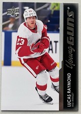 2021-22 Upper Deck Lucas Raymond Rookie Young Guns RC #464 Red Wings