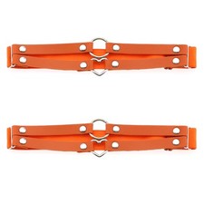 Adjustable Leg Garter O Ring Heart Elastic Thigh Garters Belt For Women 2 Pcs
