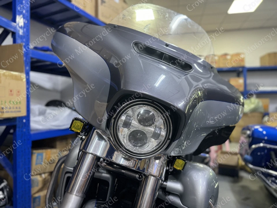 For Harley Street Glide Special FLHXS 2014-23 Black Front LED Light Turn Signals - Image 3 of 4