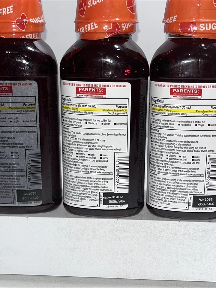 3 sellados Coricidin HBP sin azúcar resfriado + tos + gripe para presión arterial alta Foto 4 de 4
