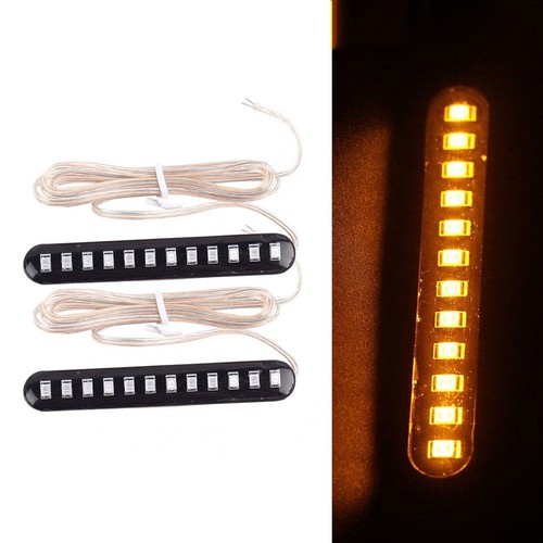 For Electric Motorcycles Motorcycle Light Strip Strip With 3528SMD 12 LED 2PCS - Picture 8 of 12