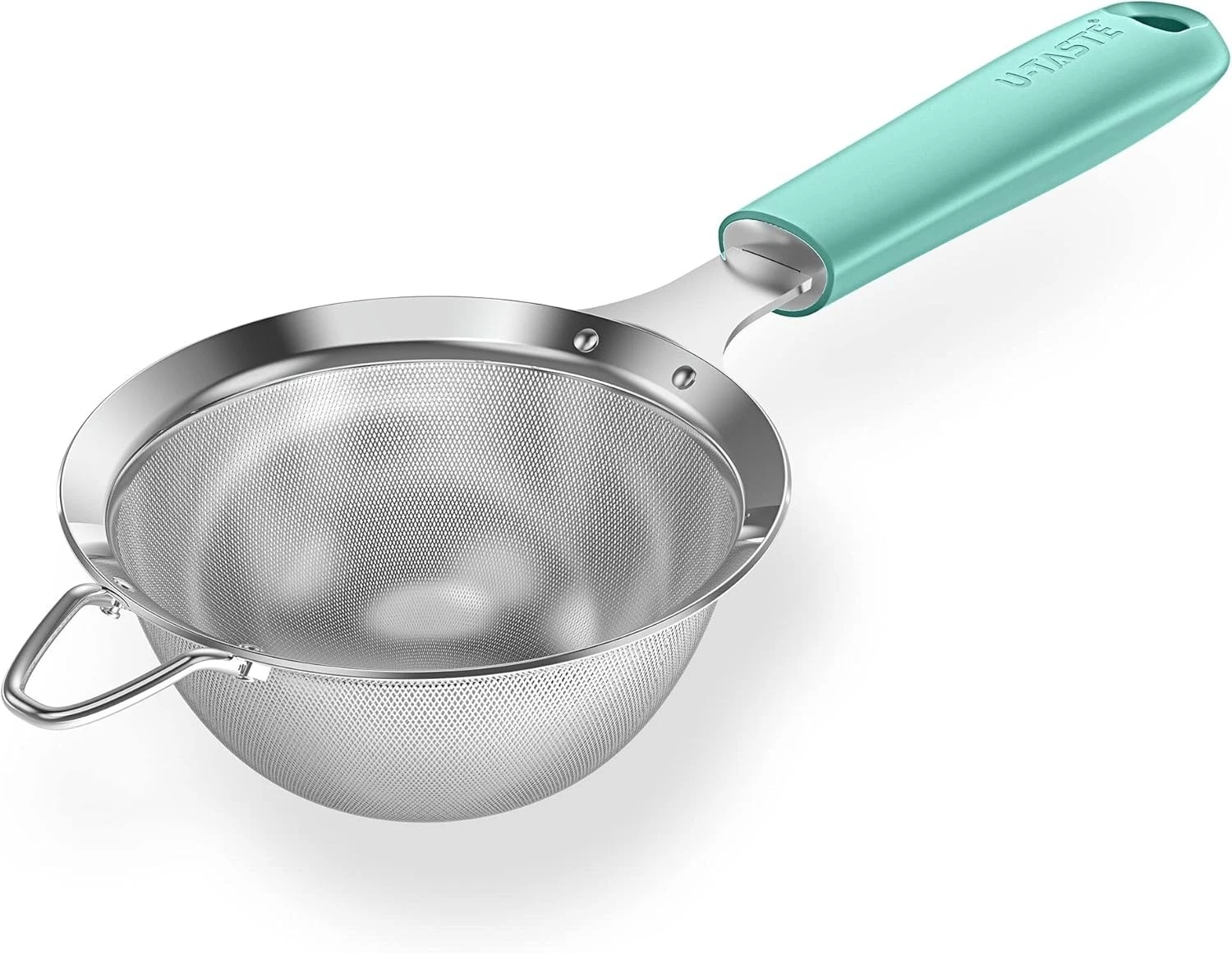 18/8 Stainless Steel Mesh Strainer 3.9 Inch Kitchen Fine Mesh Sieve Food