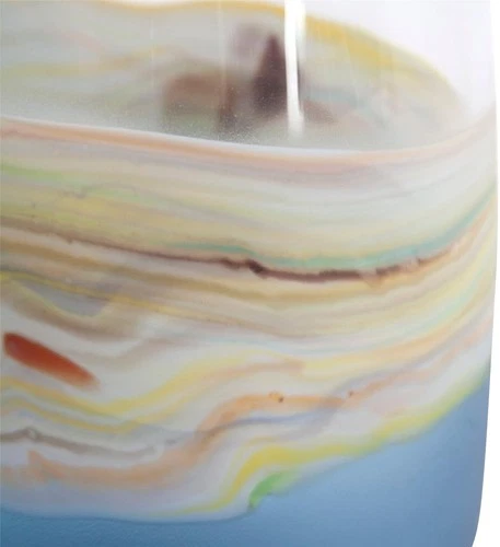 Cyprus Hand-Blown Glass Vase in Mediterranean Design - Picture 3 of 5