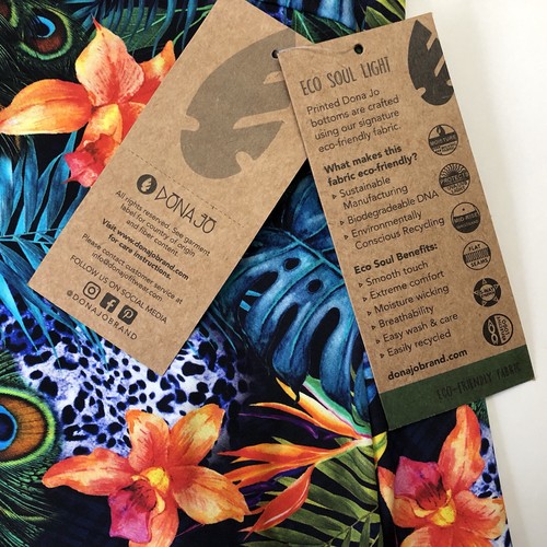Dona Jo Athletic Tropical Skirt Women's Multicolor 26" Waist - Picture 7 of 8