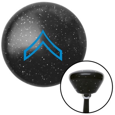 Blue 01 Private First Class Black Retro Metal Flake Shift Knob w/ M16x1.5 Insert