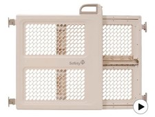 Safety 1st Lift, Lock  Swing Dual-Mode Gate, Grey/White