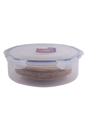 Lock & Lock Round Clear Storage Container 2.5 L Food Organization Box