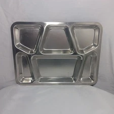 Vollrath Mess Hall Cafeteria Tray Stainless Steel Serving Tray 8115 School 