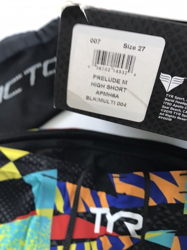 EUC TYR Avictor Prelude High Waist Jammer Tech Suit Swimsuit Men's US 27 #2 - Picture 3 of 13