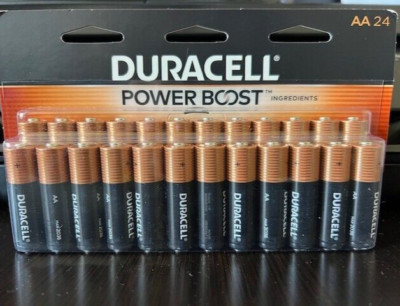 Duracell  Coppertop AA Alkaline Batteries, Pack Of 24