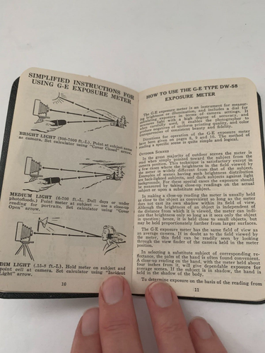 GE Fotodatenbuch 1946 mit Reparaturanleitung Karte Vintage - Bild 5 von 24