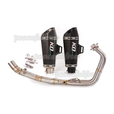 For Kawasaki 400 250 Exhaust System Front Pipe Connection 51mm Muffler DB Killer