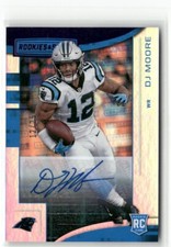 DJ Moore 2018 Rookies & Stars Rookie Jersey Number Autograph 12/25 RC Auto