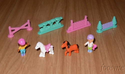 Vintage 1995 Bluebird Toys POLLY POCKET Pony Jumpin' Fun *Complete