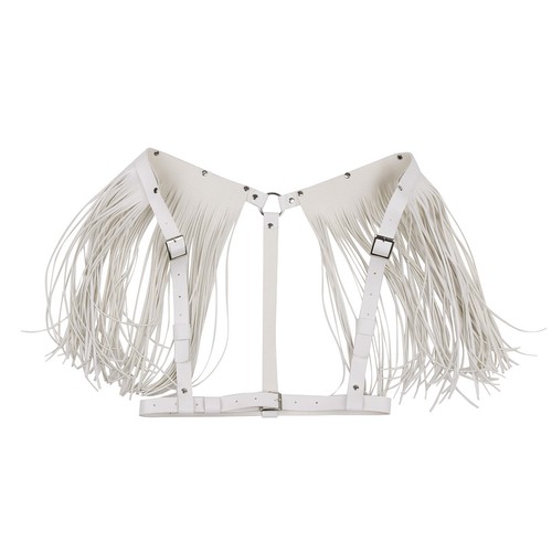 Womens Adjustable Body Chest Harness Belt Shoulder Tassel Choker Chain AU - Picture 6 of 40