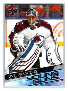 2020-21 UD SERIES 1 YOUNG GUNS #249  PAVEL FRANCOUZ ROOKIE RC