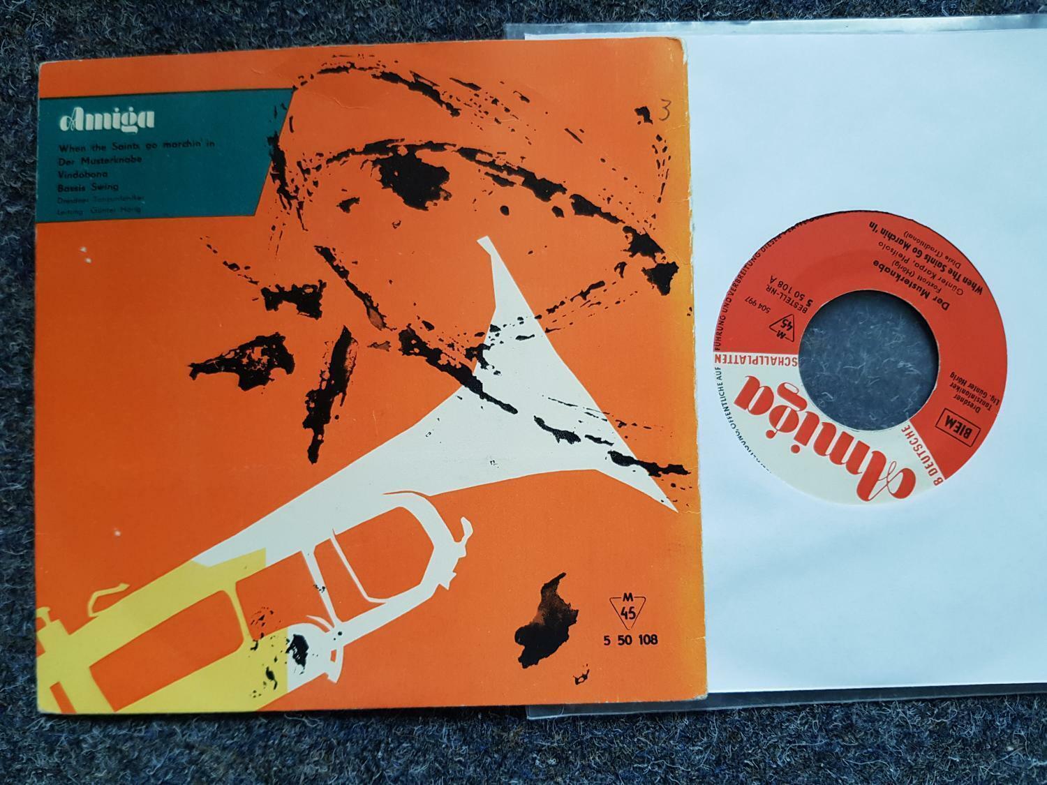 7"" EP Single Vinyl Dresdner Tanzsinfoniker, Günter Hörig - When the saints go ma