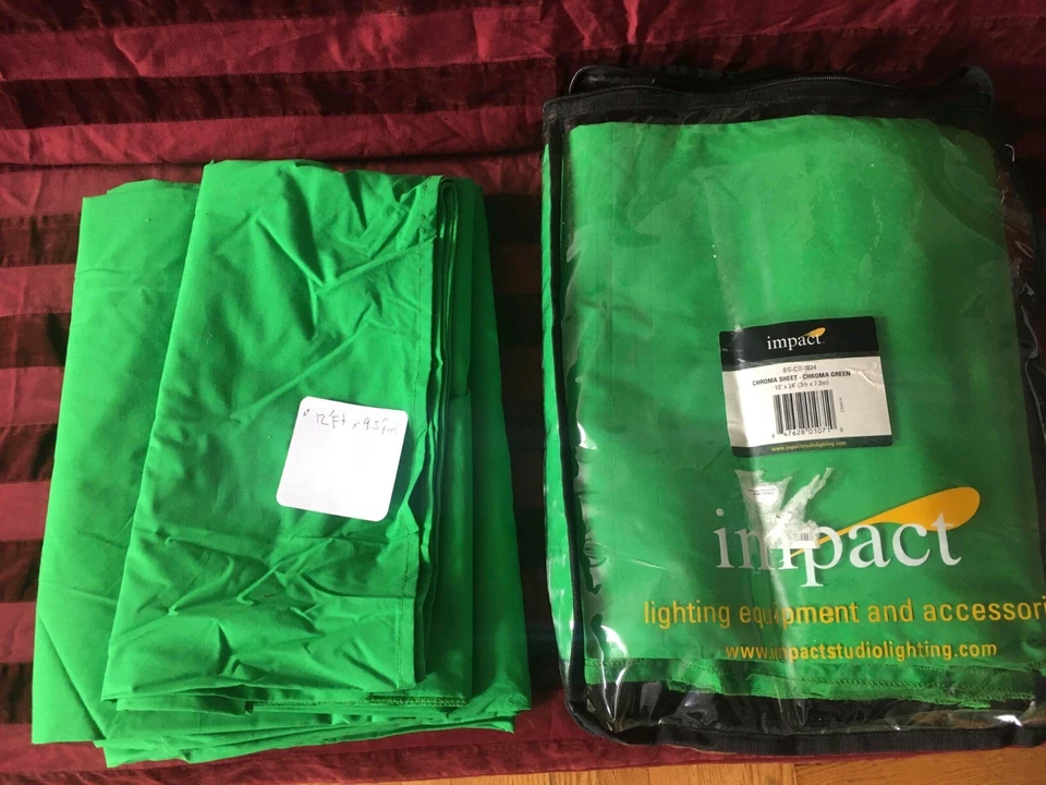 Fondo Hoja Croma Impacto - 10 x 24' (Verde Croma) Foto 2 de 4