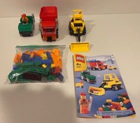 LEGO CITY 6187 ROAD CONSTRUCTION CARS DUMP TRUCKS, 100% Complete, manual & box